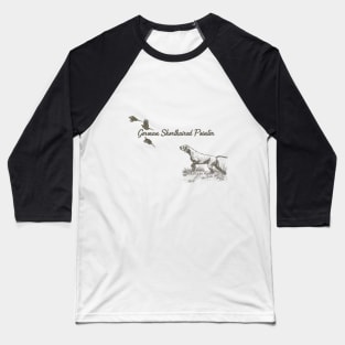 German Shorthaired Pointer hunting Baseball T-Shirt